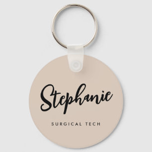 Personalised Surgical Tech   Surgical Technologist Key Ring