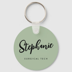 Personalised Surgical Tech   Surgical Technologist Key Ring