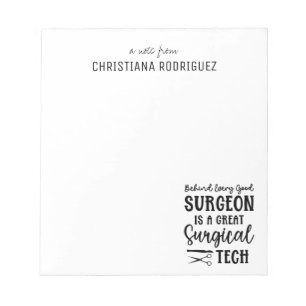Personalised Surgical Tech   Surgical Technologist Notepad