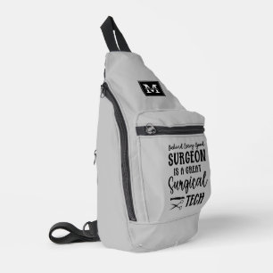 Personalised Surgical Tech   Surgical Technologist Sling Bag