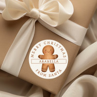 Personalised Sweet Gingerbread Man Christmas