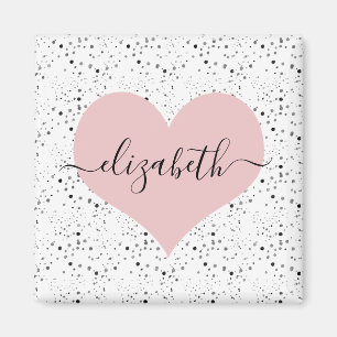 Personalised sweetheart magnet