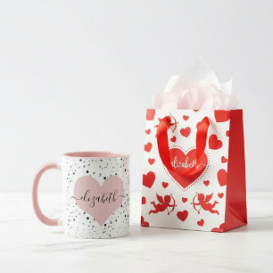 Personalised sweetheart mug