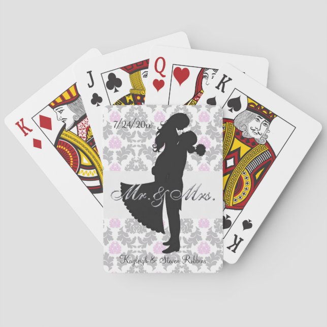 Personalised Swept Away Playing Cards (Back)