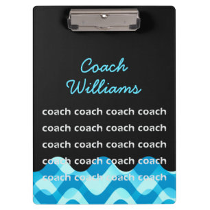 Personalised Swim Coach or Dive Coach Clipboard