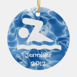Personalised Swim Design Ornament