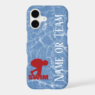 Personalised Swim Design Phone Case