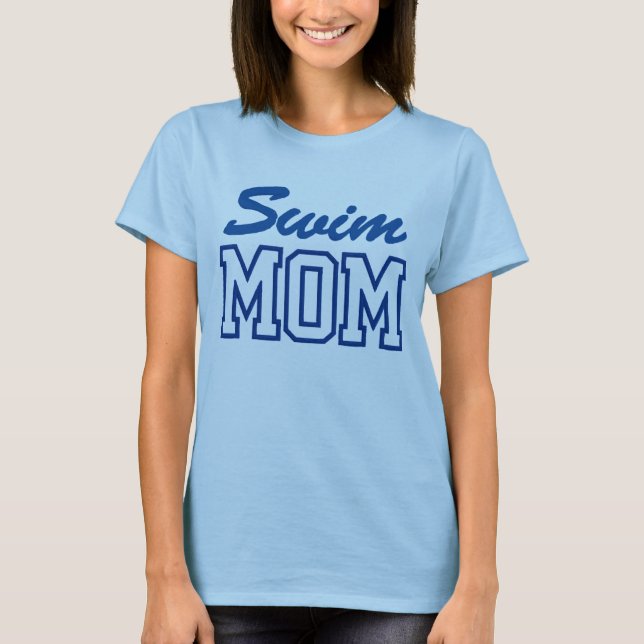 Personalised Swim Mum T-Shirt (Front)