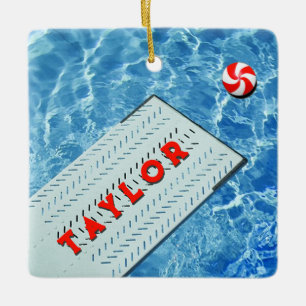 Personalised Swimming Diving Holiday Gifts Ceramic Ornament