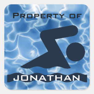 Personalised Swimming Sticker