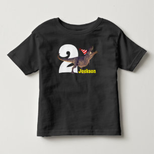 Personalised T-Rex Birthday Party Toddler T-Shirt