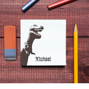 Personalised T-Rex  Post-it Notes