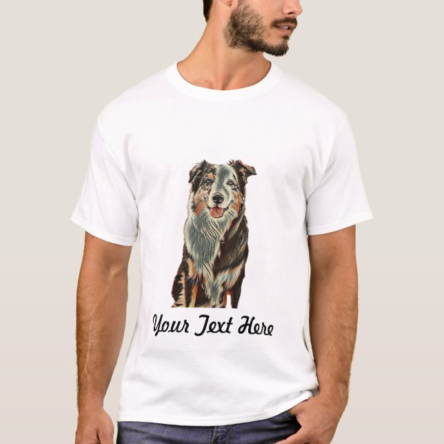 Personalised T-Shirt From Photo of Your Pet (Front)