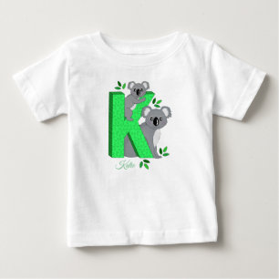 Personalised t-shirt - K for Koala