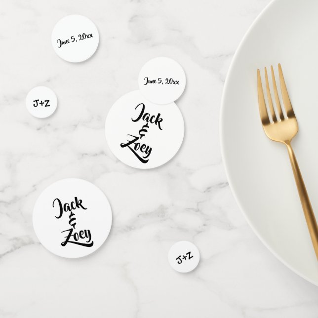 Personalised Table Confetti (Group)
