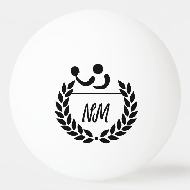 Personalised Table Tennis Custom Ping Pong Ball (Front)