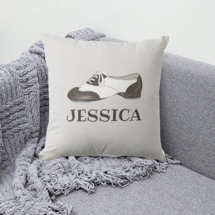 Personalised Tap Shoe Oxford Dance Dancer Pillow