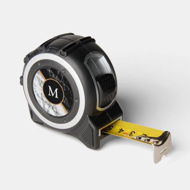 Personalised Tape Measure Gift Custom Letter 1 (Angle)