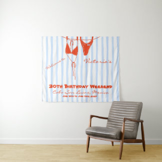 Personalised Tapestry Birthday Destination Sign