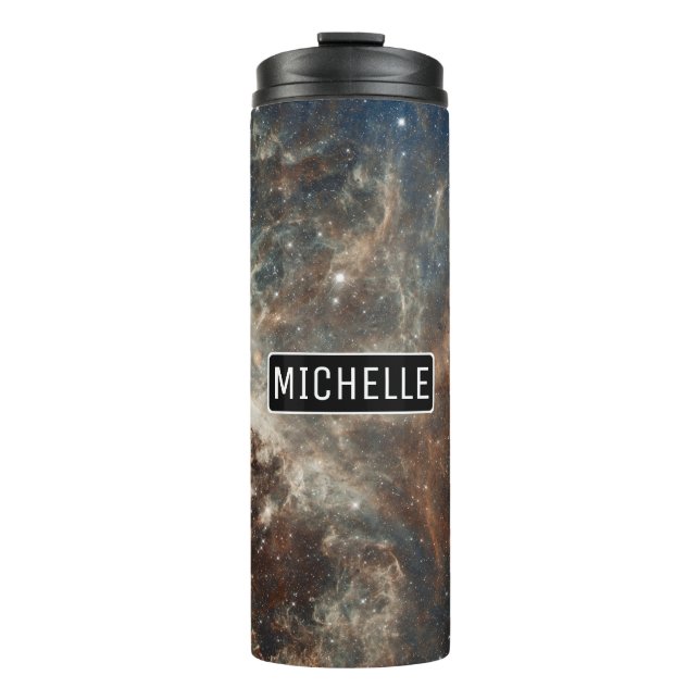 Personalised Tarantula Nebulae Thermal Tumbler (Front)
