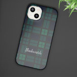 Personalised Tartan Clan Black Watch Plaid Custom  iPhone 11 Pro Max Case<br><div class="desc">Custom Clan Black Watch tartan blue green and dark grey check design phone case for anyone who loves classic and elegant cover for their treasured possessions. Perfect gift for family, dad, husband or other special gift giving occasions. Celebrate all things tradition and family clan with this cool Clan Black Watch...</div>