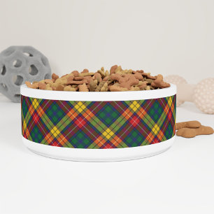 Personalised Tartan Clan Buchanan Plaid Pattern Bowl
