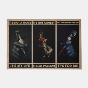 Personalised Tattoo Artist Doormat, Tatoo Maker Doormat