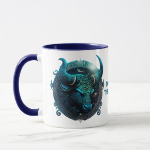 Personalised Taurus The Bull Zodiac Astrology   Mug
