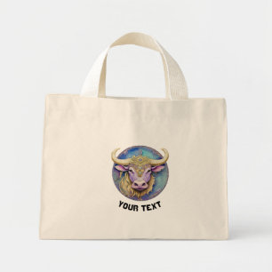 Personalised Taurus Zodiac  Mini Tote Bag