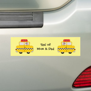 Personalised Taxi Bumper Sticker