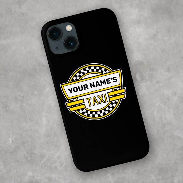 Personalised Taxi Sign Case-Mate iPhone Case (Creator Uploaded)