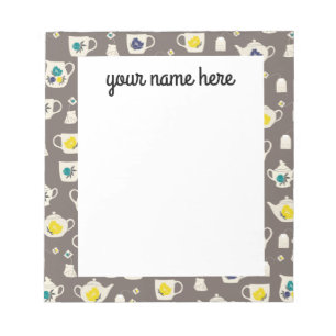 Personalised Tea Lover Notepad