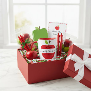 Personalised Teacher apple  Mug