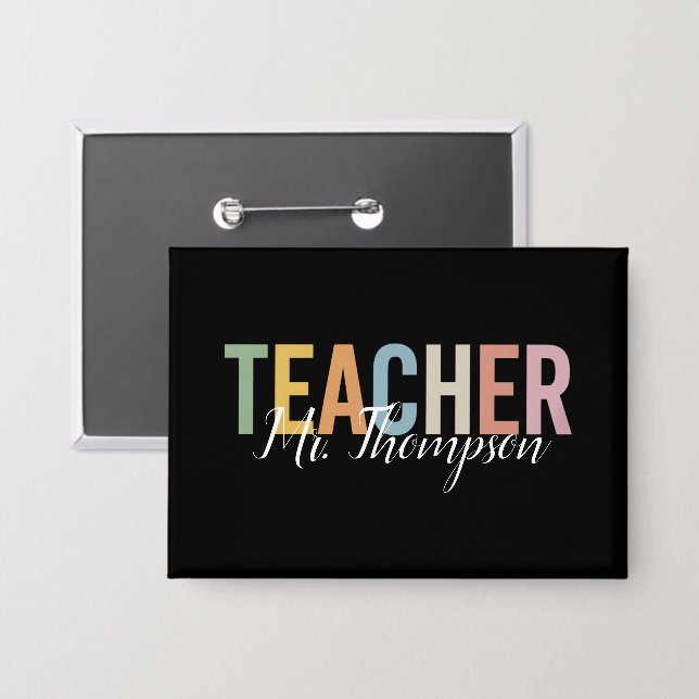 Personalised Teacher Appreciation Back to School  (Front/Back)