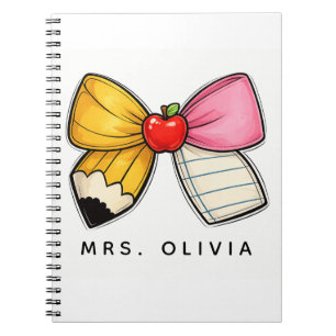 Personalised Teacher Appreciation Custom Teacher Notebook