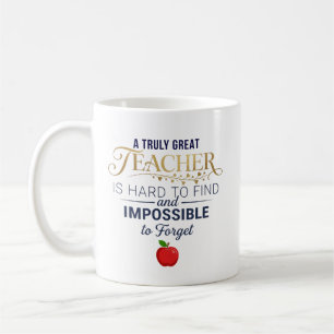 Personalised Teacher Appreciation Gift Coffee Mug