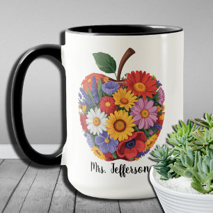 Personalised Teacher Appreciation Gift Custom Name Mug