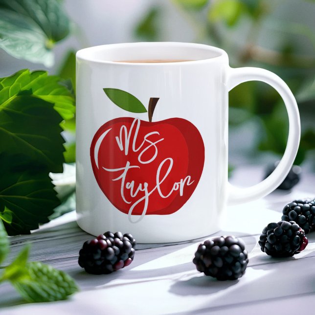 Personalised Teacher Appreciation Gift Large Coffee Mug (Personalized Teacher Appreciation Gift Giant Coffee Mug)