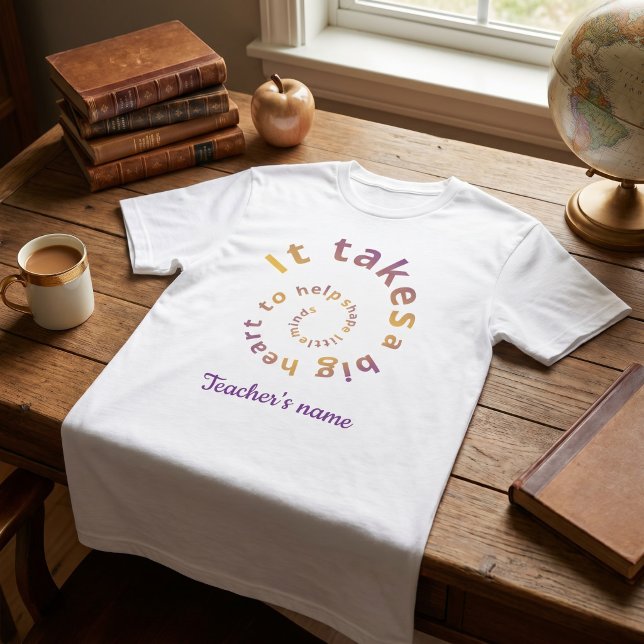 Personalised Teacher Appreciation Gift T-Shirt (Creator Uploaded)