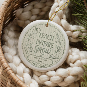 Personalised Teacher Appreciation Ornament