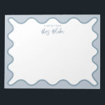 Personalised Teacher Appreciation Whimsical Wavy Notepad<br><div class="desc">Perfect gift for teachers,  featuring vibrant bold colours.
For more advanced customisation of this design,  e.g. changing layout,  font or text size please click the "CUSTOMIZE" button above. Please contact me for any questions!</div>