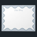 Personalised Teacher Appreciation Whimsical Wavy Notepad<br><div class="desc">Perfect gift for teachers,  featuring vibrant bold colours.
For more advanced customisation of this design,  e.g. changing layout,  font or text size please click the "CUSTOMIZE" button above. Please contact me for any questions!</div>