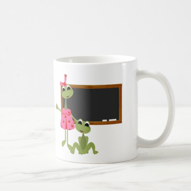 Personalised Teacher Coffee Mug-Chalkboard Coffee Mug (Right)