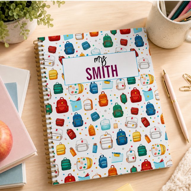 Personalised Teacher – Custom Name Back to school Planner (Personalized Teacher – Custom Name Back to school Planner)
