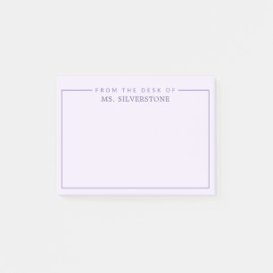 Personalised Teacher From The Desk Of Post-it Notes