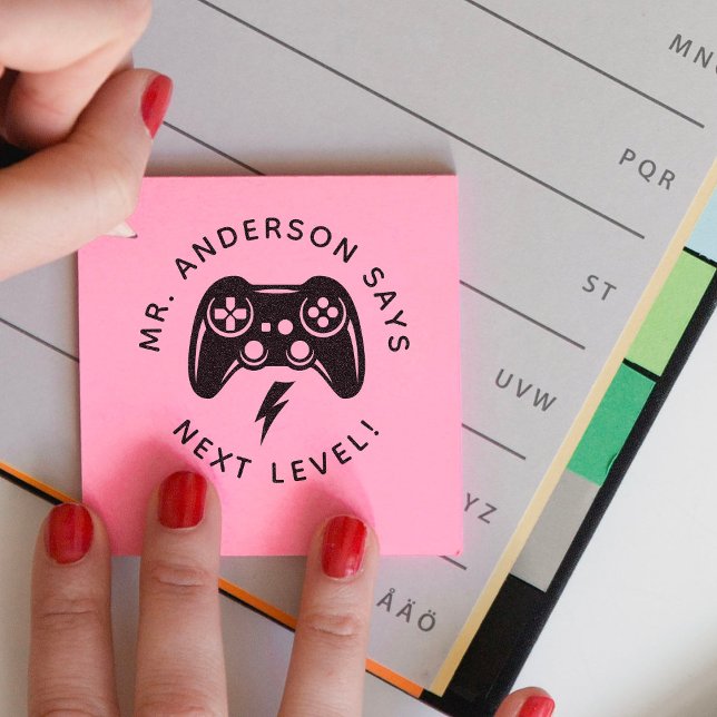 Personalised Teacher Gamer Stamp Back to School (Creator Uploaded)
