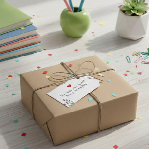 Personalised Teacher Gift Tag - Big Heart 