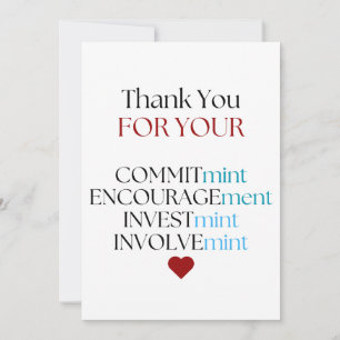 Personalised Teacher Gift, Teacher Gift, Bee Frien Holiday Card