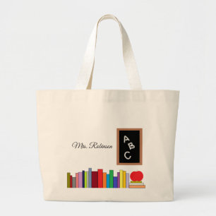 Personalised Teacher Jumbo Tote Bag