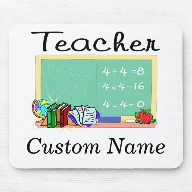 Personalised Teacher Mouse Pad (Front)